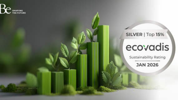 Be Shaping the Future receives EcoVadis silver medal for sustainability